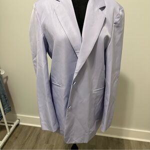 Lilac Purple Single Breasted Blazer - Size L